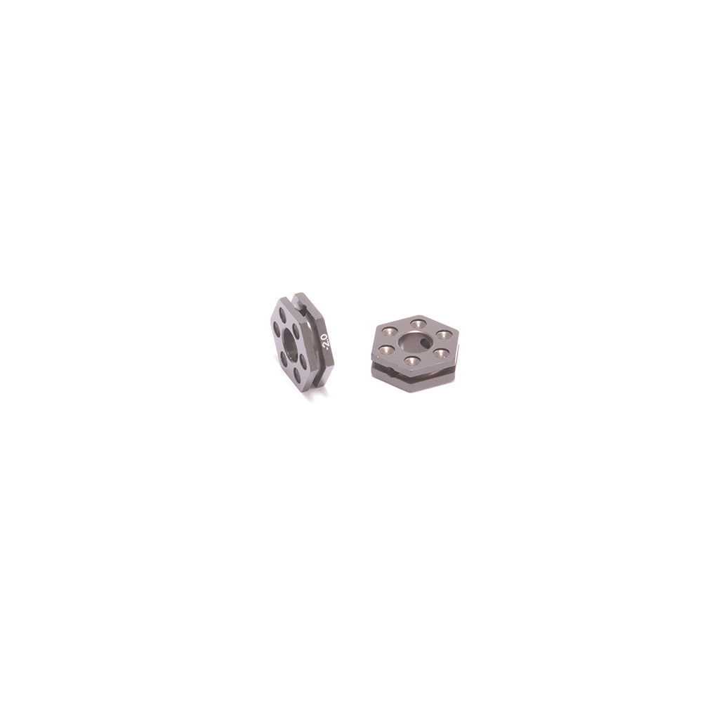 Schumacher U8619 Alloy Wheel Hex 4mm (-2) (pr) - LD3,PB (8619)