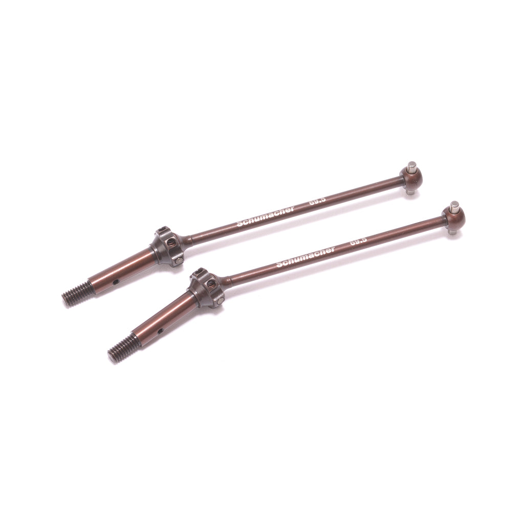 Schumacher U8691 CVD Rear Driveshafts -2mm (pr) - L1R/PB (8691)