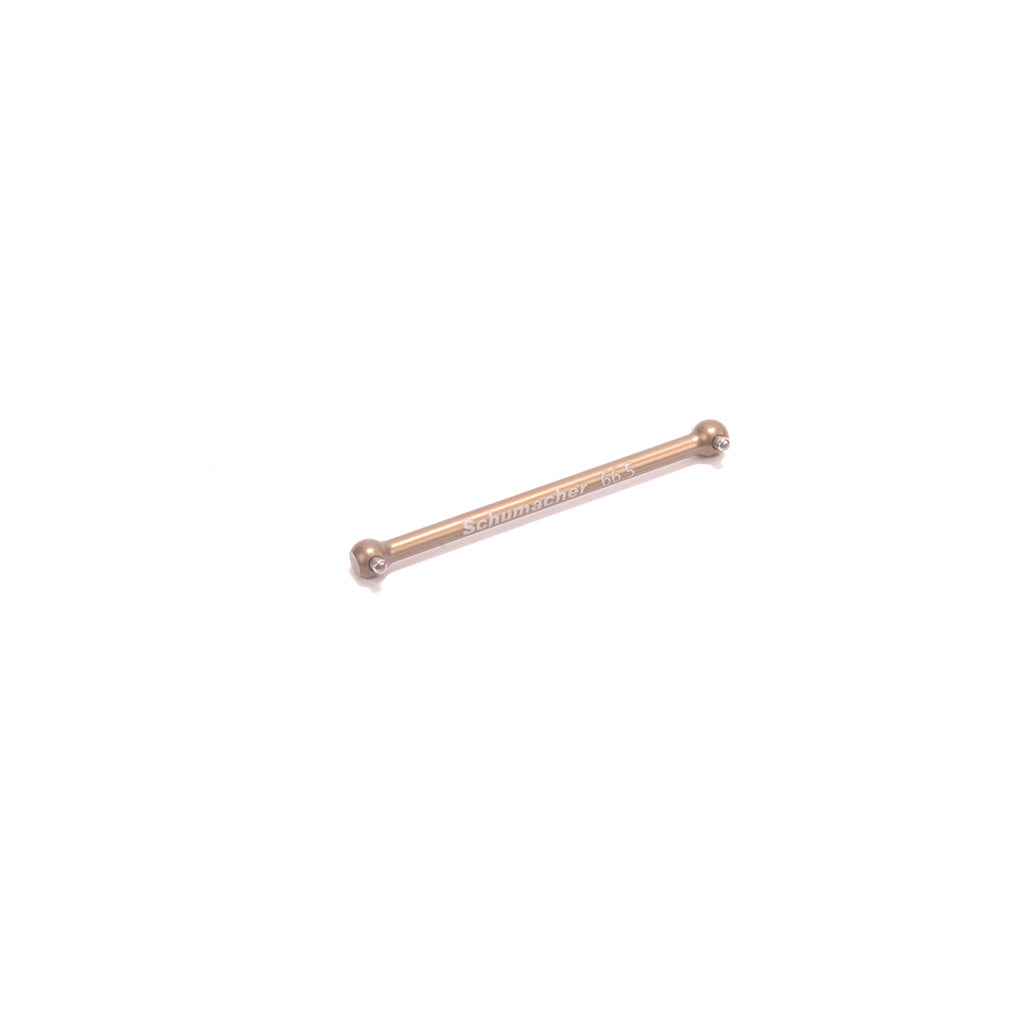 Schumacher U9228 Alloy Front Centre Driveshaft (66.5) -Diff- CAT PB (9228)